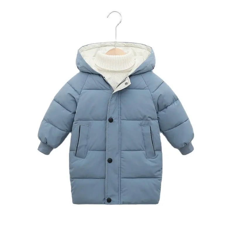 Cotton-Padded Parka Coat