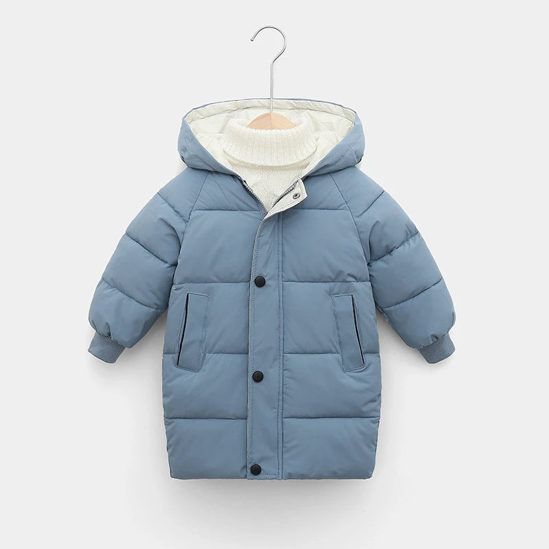 Cotton-Padded Parka Coat