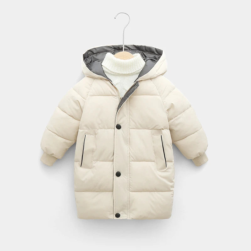 Cotton-Padded Parka Coat