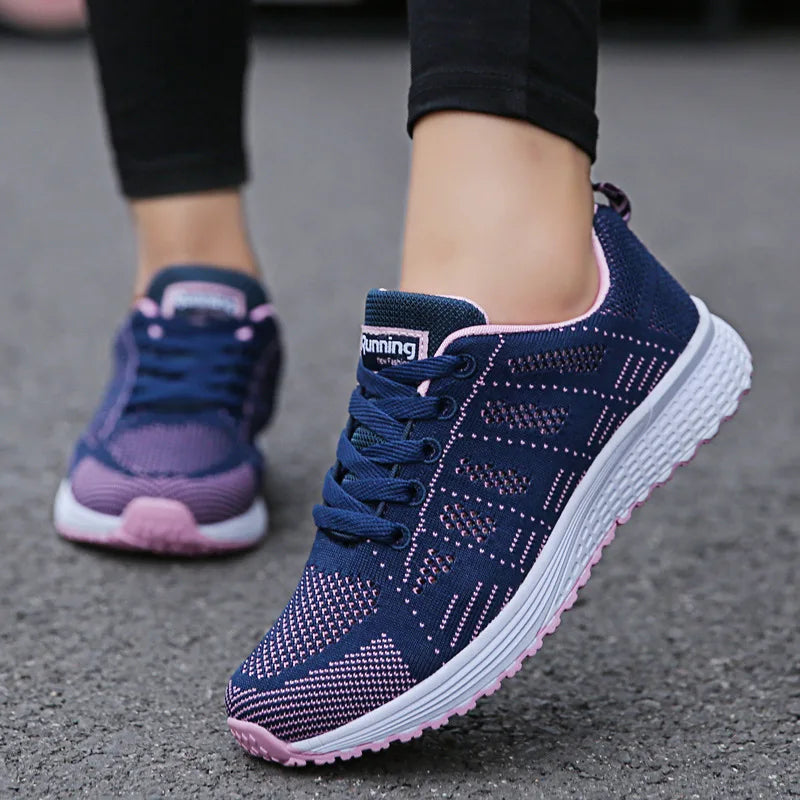 Breathable Mesh Walking Sneakers