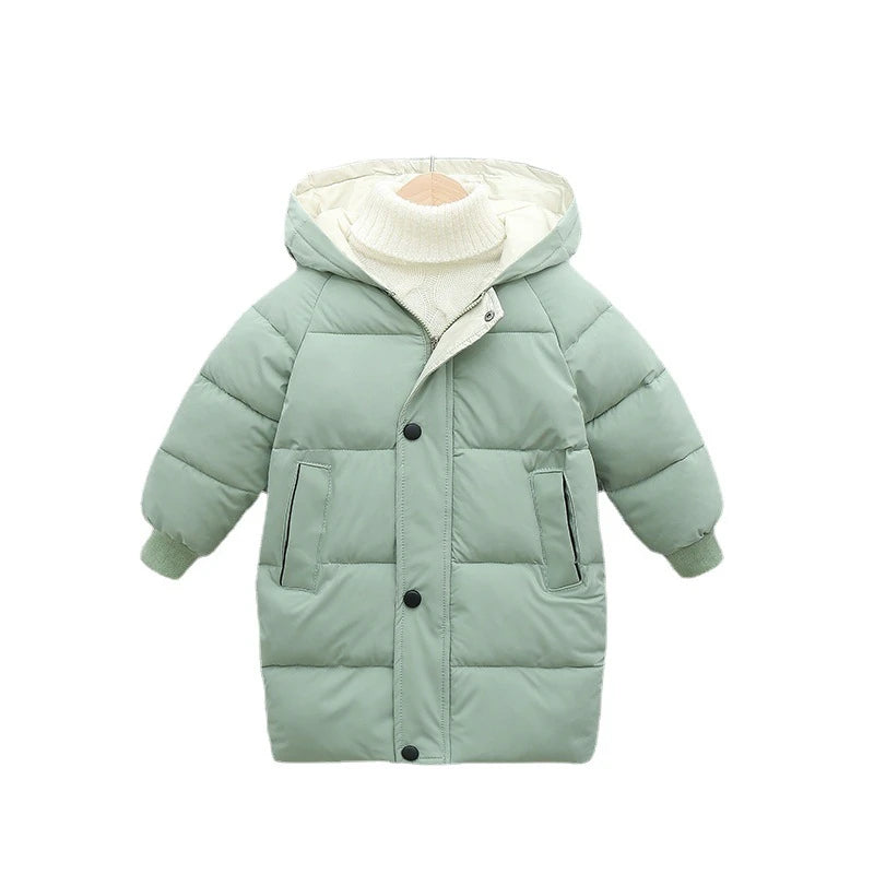 Cotton-Padded Parka Coat
