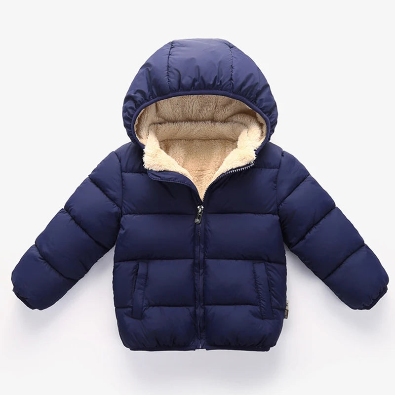 Fur Hooded Winter Snowsuit