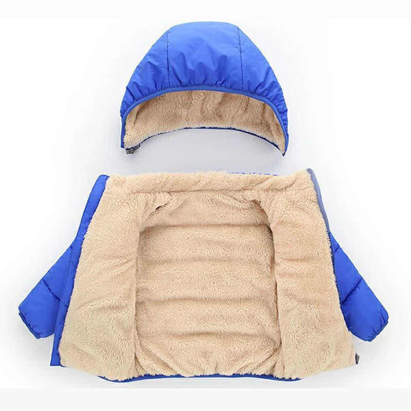 Fur Hooded Winter Snowsuit