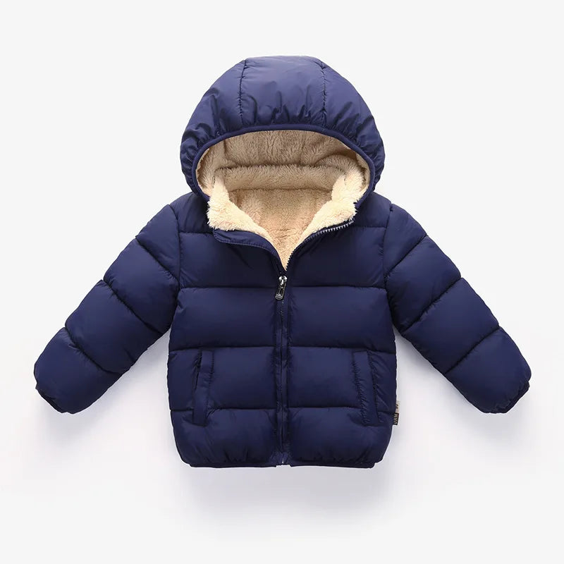 Fur Hooded Winter Snowsuit