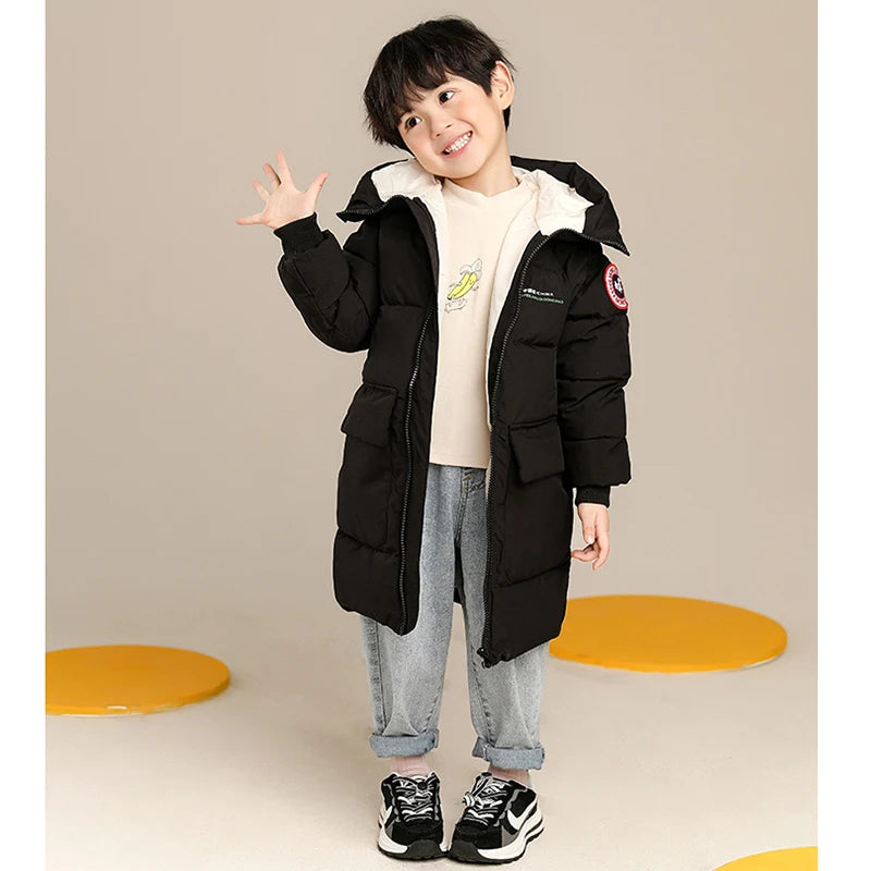 Boys Warm Hooded Coat