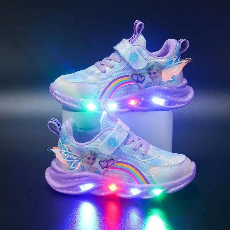 LED Princess Elsa Sneakers