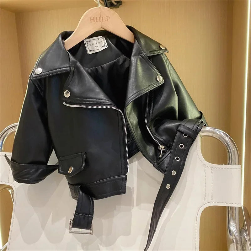Boys Classic Leather Jacket