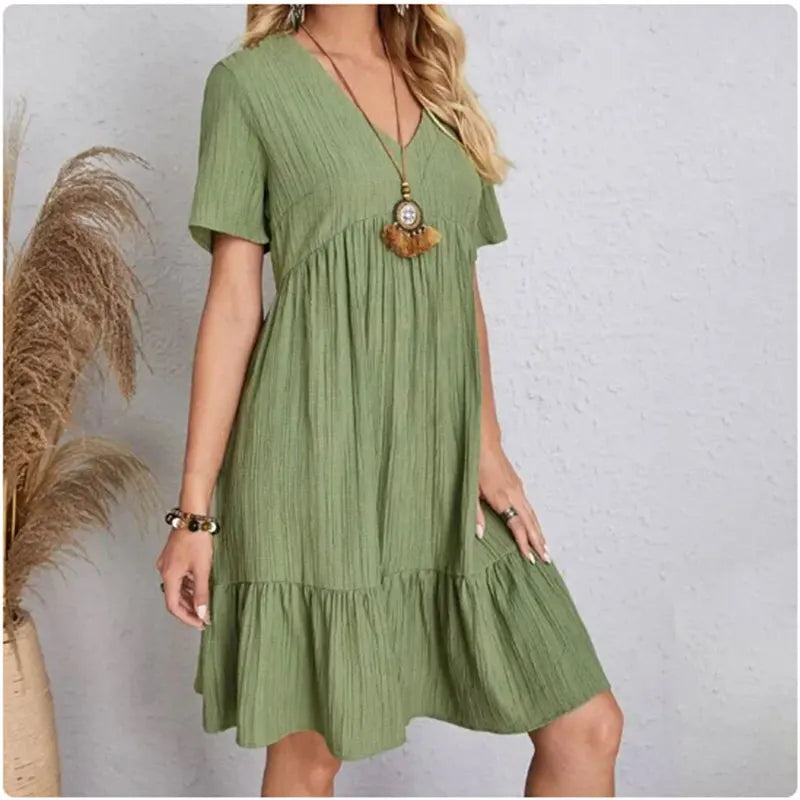Summer Peplum Dress
