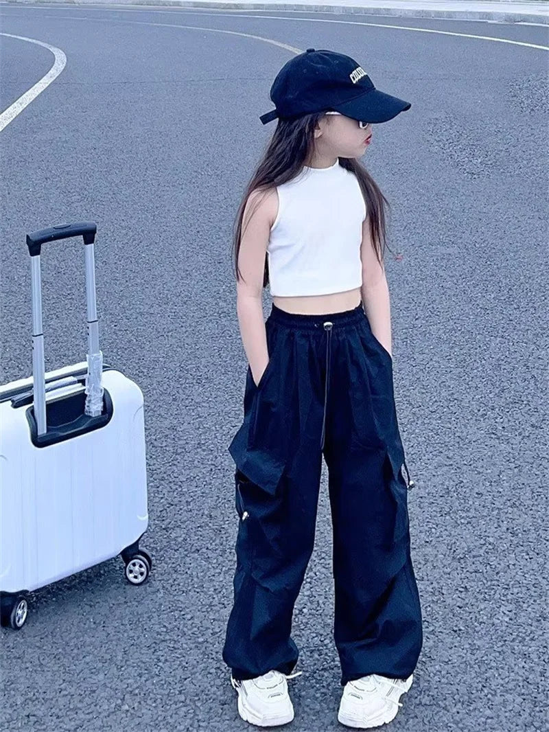 Girls Sports Cargo Pants