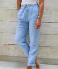Cotton Linen Pencil Pants