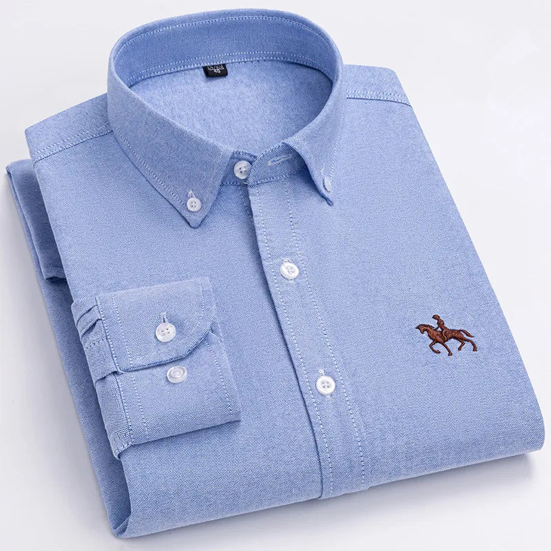 Plus Size Oxford Dress Shirt