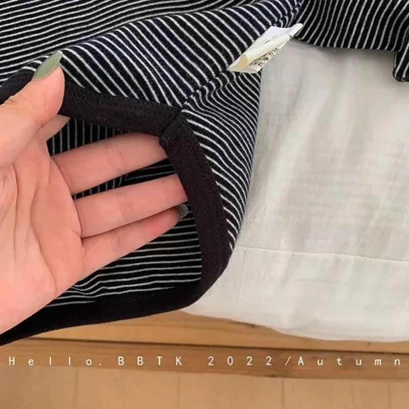 Korean Striped Kids Tee