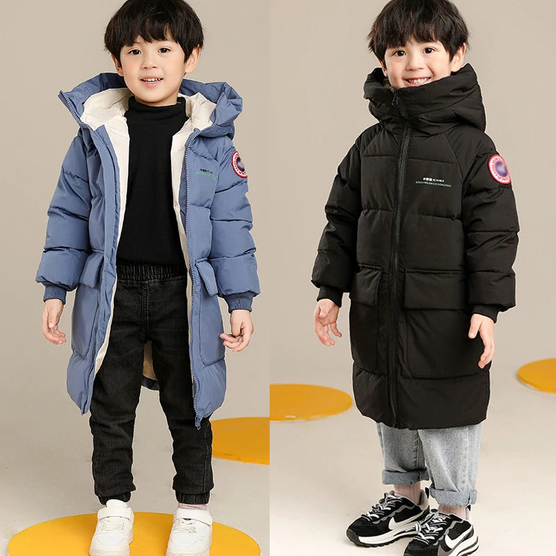 Boys Warm Hooded Coat
