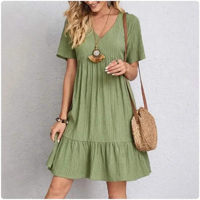 Summer Peplum Dress