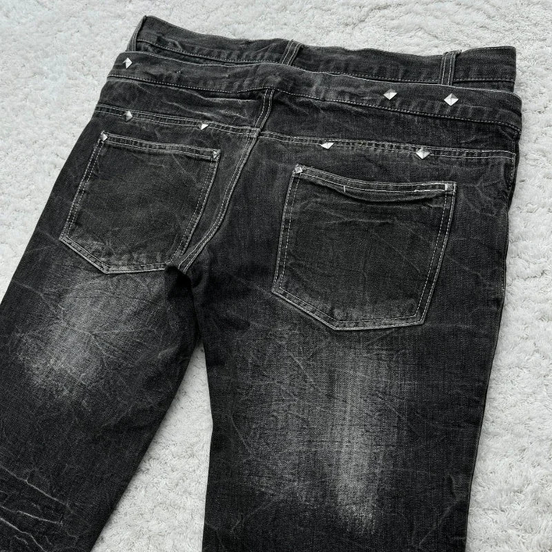Y2K Retro Flared Jeans