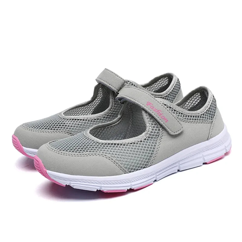 White Breathable Work Sneakers