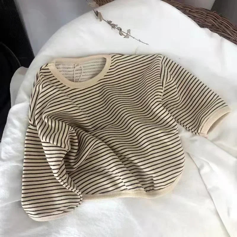 Kids Striped Long Sleeve Tee