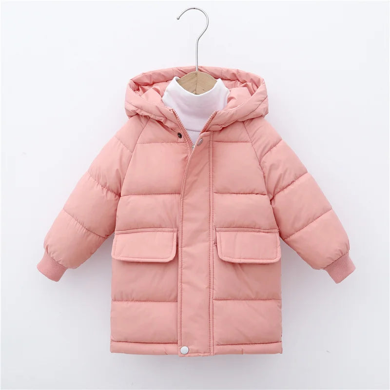 Cotton-Padded Parka Coat