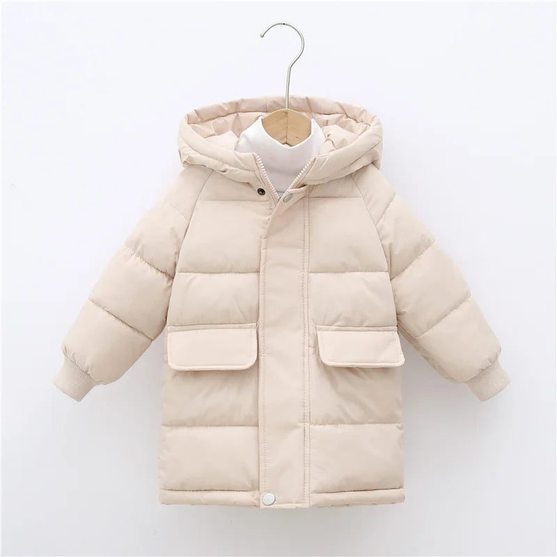 Cotton-Padded Parka Coat