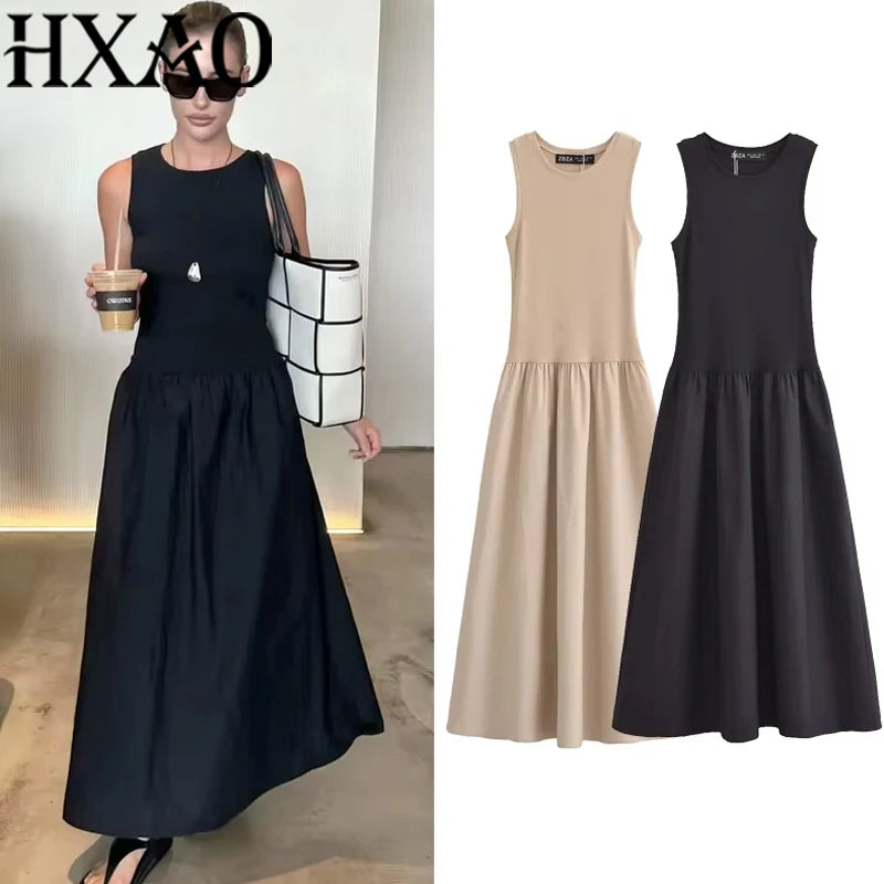 Sleeveless Long Dress