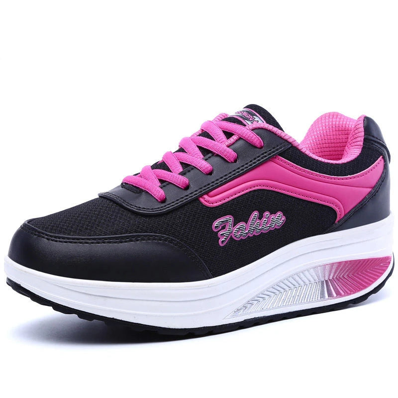 Platform Vulcanized Sneakers