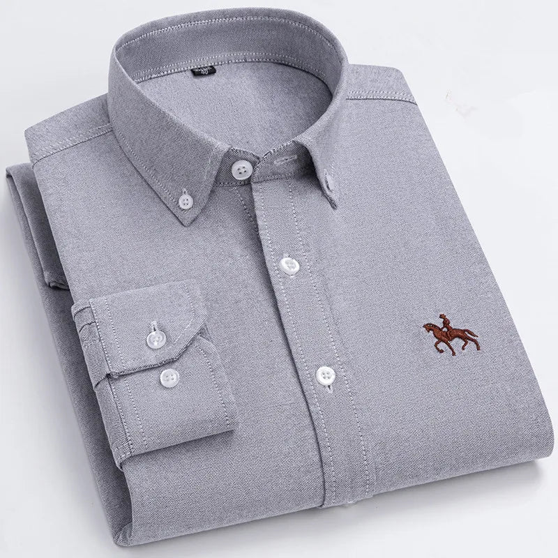 Plus Size Oxford Dress Shirt