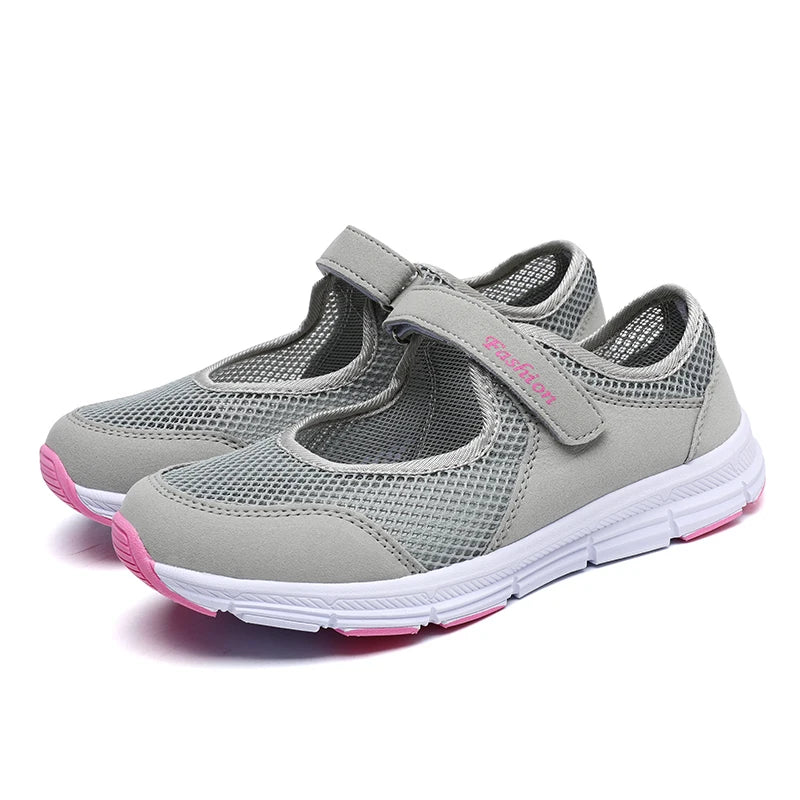 White Breathable Work Sneakers