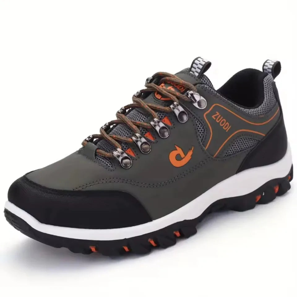 All-Season Leather Sneakers