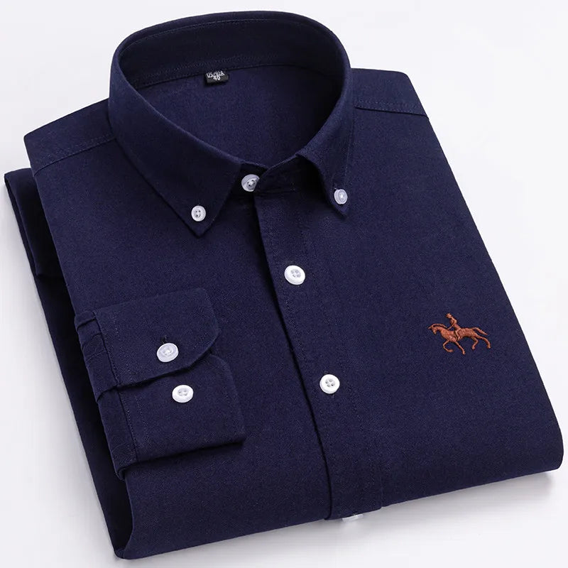 Plus Size Oxford Dress Shirt