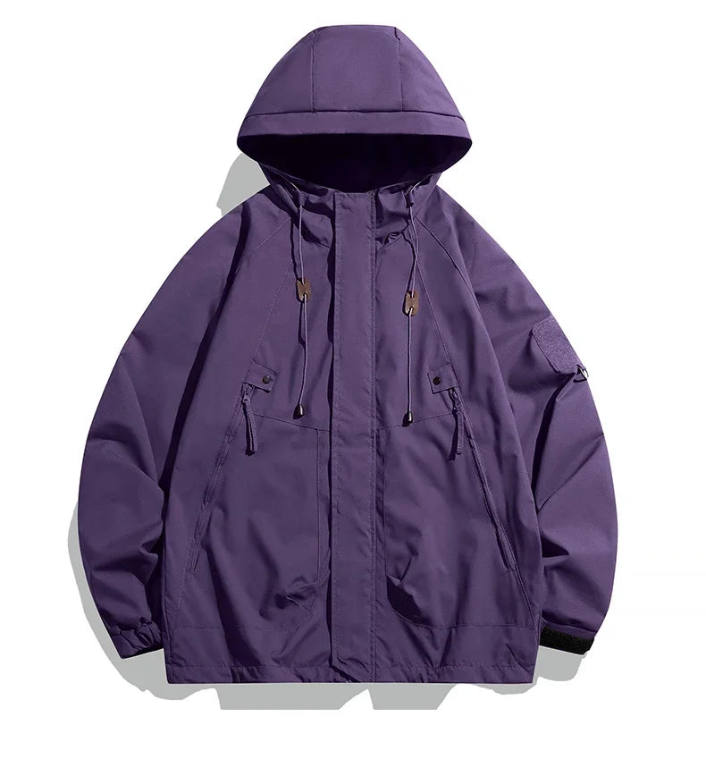 Waterproof Hooded Windbreaker