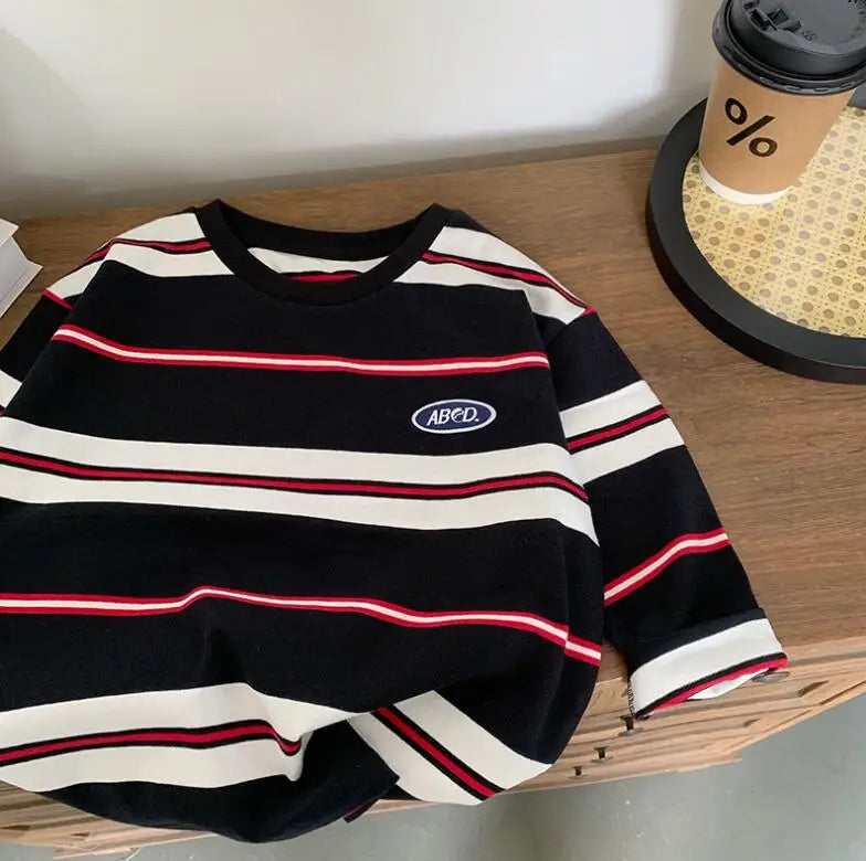 Striped Cotton Kids Tee