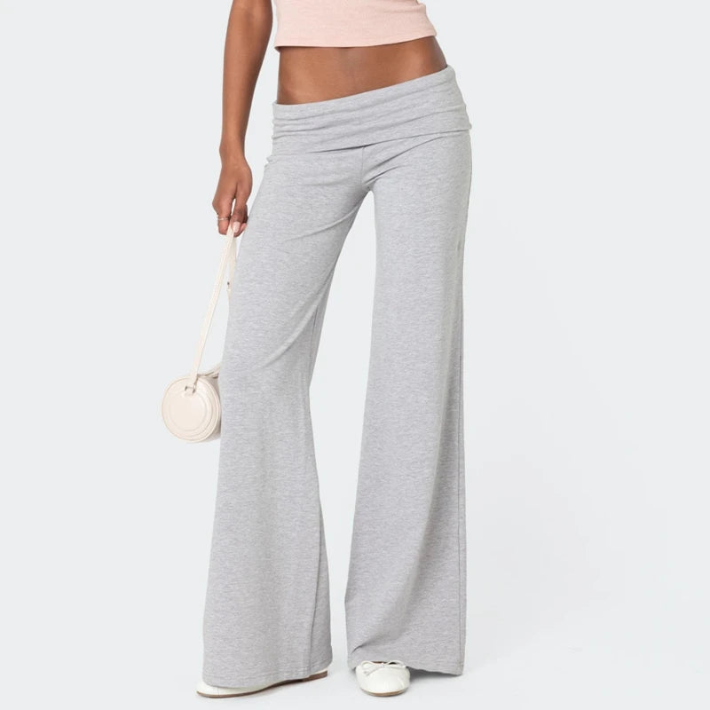 Wide Leg Flare Lounge Pants