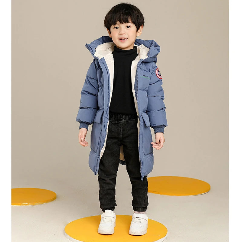 Boys Warm Hooded Coat