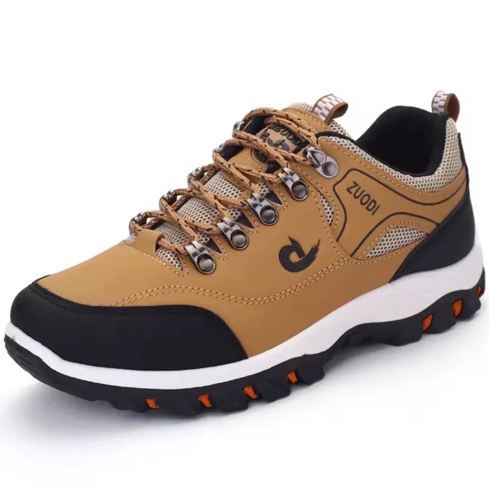 All-Season Leather Sneakers