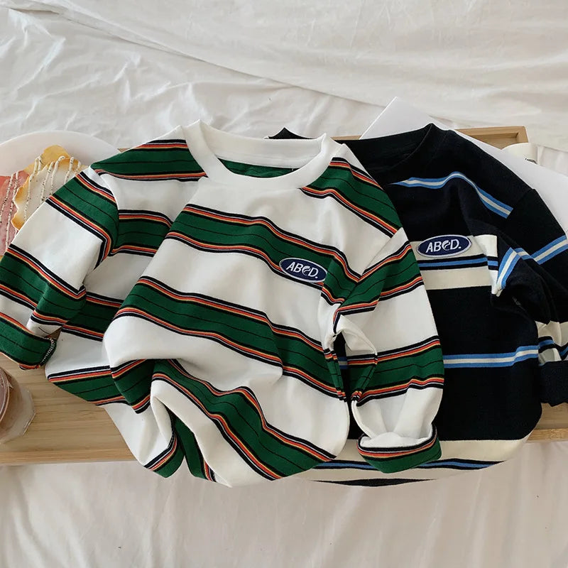 Striped Cotton Kids Tee
