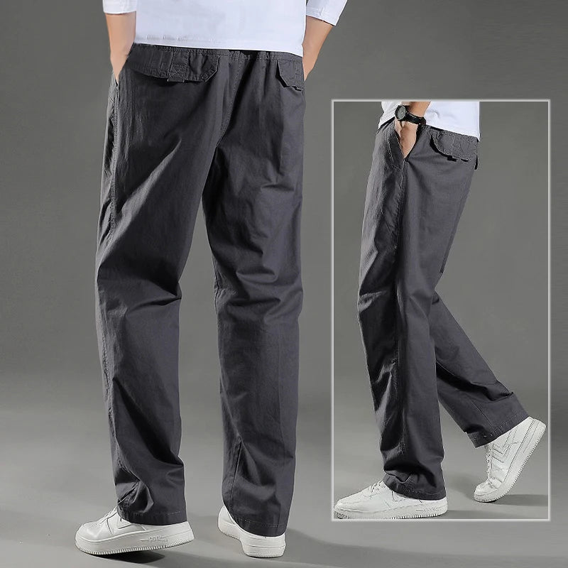 Cotton Cargo Work Pants