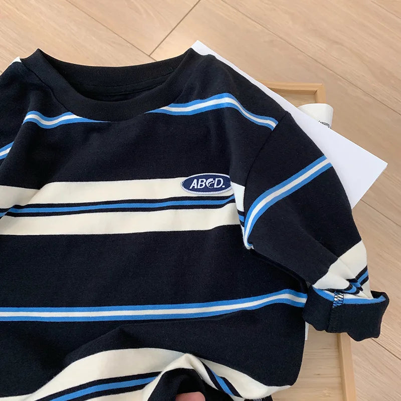 Striped Cotton Kids Tee