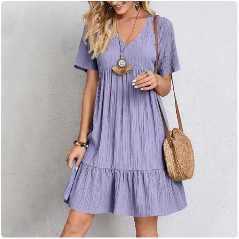 Summer Peplum Dress
