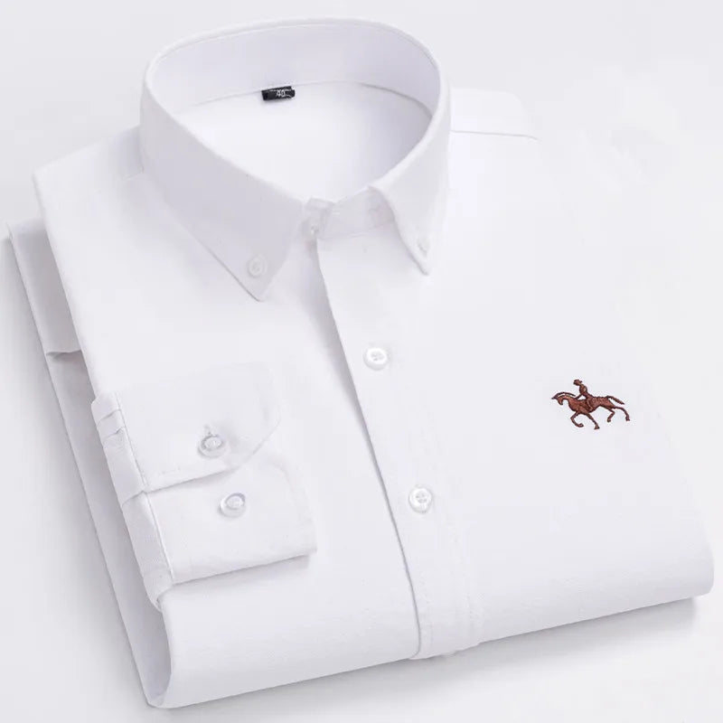 Plus Size Oxford Dress Shirt