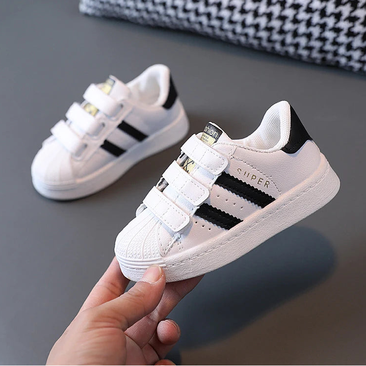 White Fashion Kids Sneakers