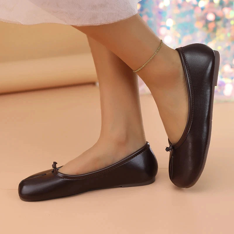 Bowknot Flat Mom Shoes