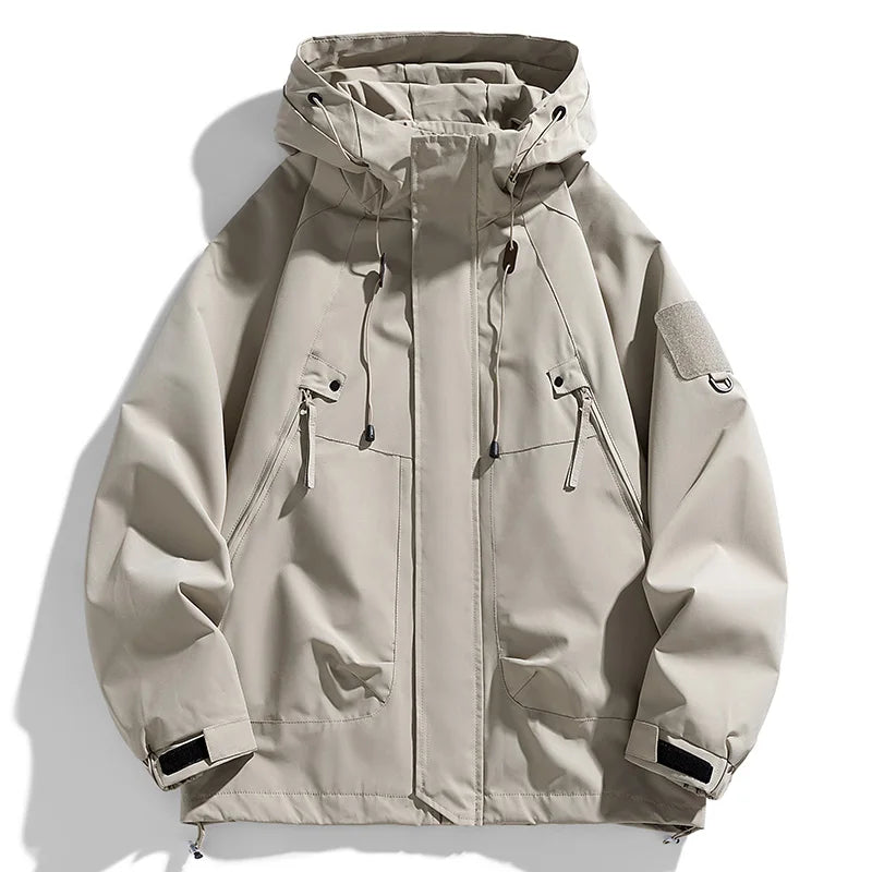 Waterproof Hooded Windbreaker