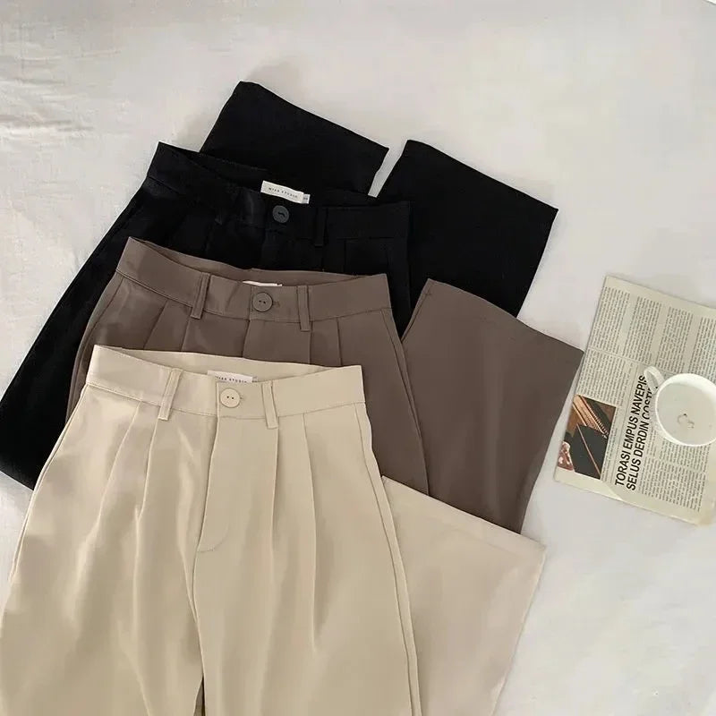 High Waist Office Suit Pants