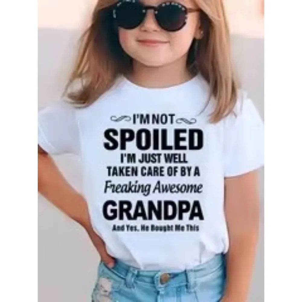 Funny Letter Kids Tee