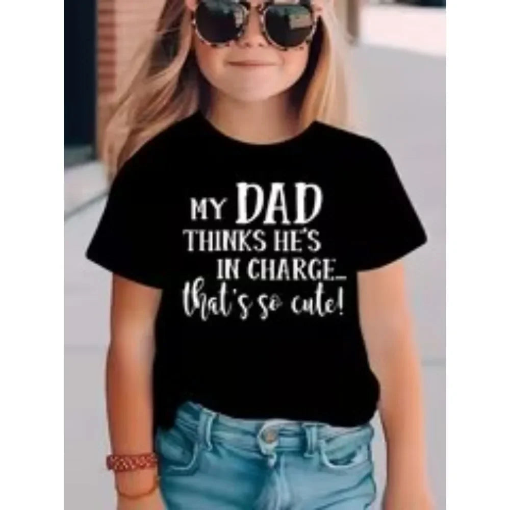 Funny Letter Kids Tee