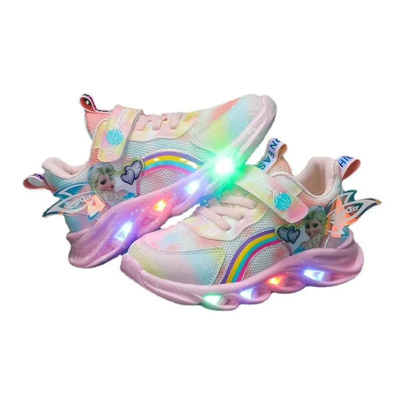 LED Princess Elsa Sneakers