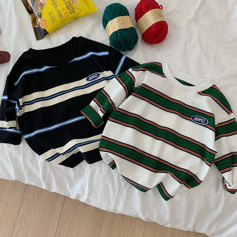 Striped Cotton Kids Tee