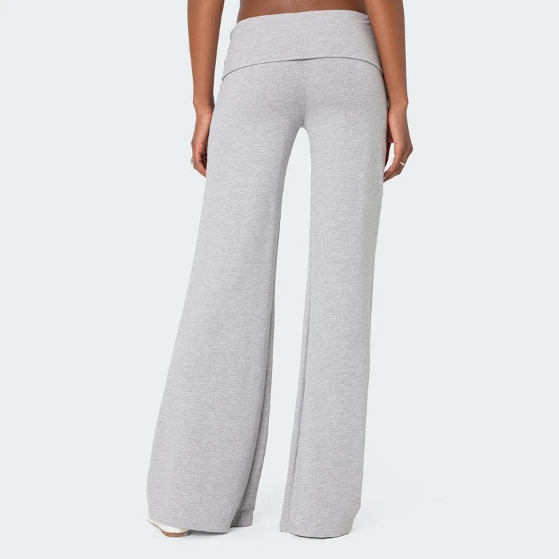 Wide Leg Flare Lounge Pants