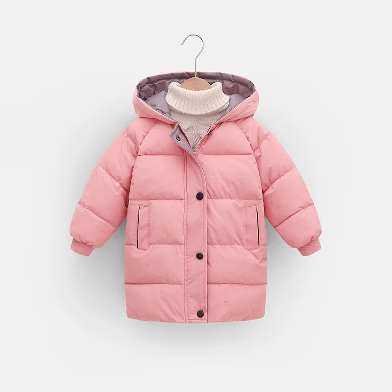 Cotton-Padded Parka Coat