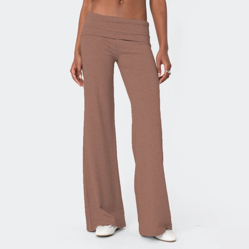 Wide Leg Flare Lounge Pants